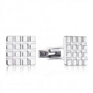 Серебряные запонки без вставки.  (GTGXX000023-Z/12)