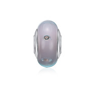 Серебряная подвеска-шарм с фианитами (HGS-1141-P/12/4663)