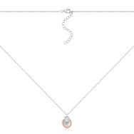 Серебряное колье с перламутром HJN-2154-S-2-K/15/1090