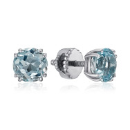 Серебряные серьги с топазом KRS 626-TOP-E/12/16113