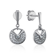 Серебряные серьги с фианитами (ME15310A-E/12/1)