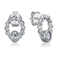Серебряные серьги с фианитами (ME15490A-E/12/1)