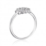 Серебряное кольцо с фианитами (ML13530A-R/12/1)
