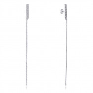 Серебряные серьги-пуссеты (OCFXD000110-E/12)