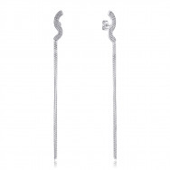 Серебряные серьги-пуссеты без вставки (OCFXD000112-E/12)