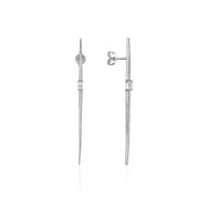 Серебряные серьги с фианитами (OE03344A-E/12/1)