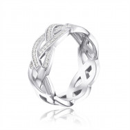 Серебряное кольцо с фианитом (OL02348A-R/12/1)