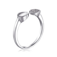 Серебряное кольцо с фианитами PA04213-R/12/1