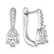 Серебряные серьги с фианитами PB05666-E/12/1