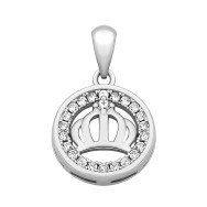 Серебряная подвеска с фианитами (PE40515)