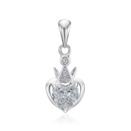 Серебряная подвеска с фианитами  PE40546-P/12/1