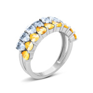 Серебряное кольцо (R28496-BW)