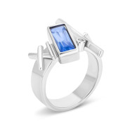 Серебряное кольцо (R29768-BW)