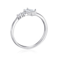 Серебряное кольцо с фианитами (RI39434-R/12/1)