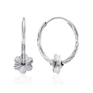 Серебряные серьги-конго (SE00587-E/12)