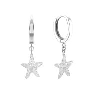 Серебряные серьги-конго (SE01825)