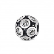 Серебряная бусина шарм (2A00492)