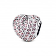 Серебряная бусина шарм Люблю (84814р)