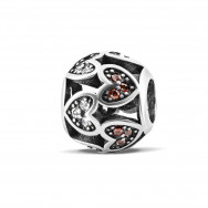 Серебряная бусина шарм Люблю (П5ФГ/764)