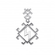 Серебряная подвеска-оберег «Руна “Сила”» (35030/12/1)