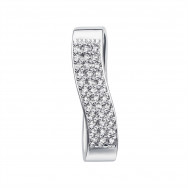 Серебряная подвеска с фианитами (70044/12/1/1 (с70044))