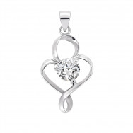 Серебряная подвеска с фианитами (PE37895-21)