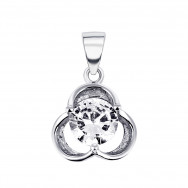 Серебряная подвеска с фианитом (1PE44873)