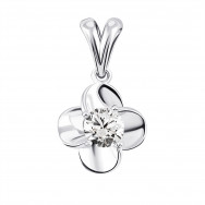 Серебряная подвеска с фианитом (1PE67291)
