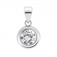 Серебряная подвеска с фианитом (PE39797)