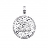 Серебряная подвеска «Всевышний Аллах» (35005/12/1/36 (с35005))