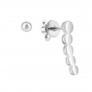 Серебряные пуссеты (СП735(зв)с)