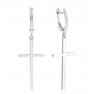 Серебряные серьги-подвески (920153)