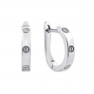 Серебряные серьги с фианитами (СК2Ф/2038)