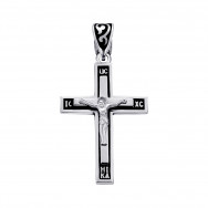 Серебряный крестик. Распятие Христа (217 Р ( ч))