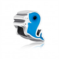 Серебряная подвеска «Дельфин» с эмалью. Артикул G1587-P/12/570