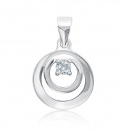 Серебряная подвеска с фианитами (2P12831-P/12/1)