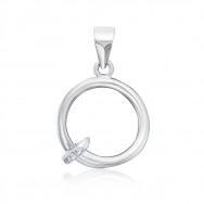 Серебряная подвеска с фианитами (2S14111-P/12/1)