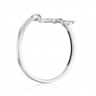 Серебряное кольцо без вставки (001061/12/1)