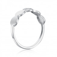 Серебряное кольцо с фианитами (001059/12/1/13)