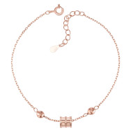 Серебряный позолоченный браслет (SL00045-B/17)