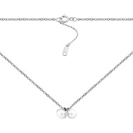 Серебряное колье с жемчугом (SN00177)