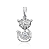 Серебряная подвеска с фианитами (SP00447-P/12/1)