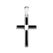 Серебряный крестик (SZ009)