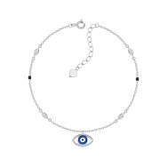 Серебряный браслет Глаз с эмалью SZDB02261-B/12/1989