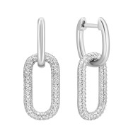 Серебряные серьги с фианитами (SZDE00328)