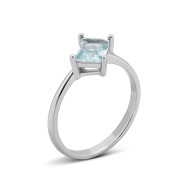 Серебряное кольцо с фианитом (SZDE05873 пер)