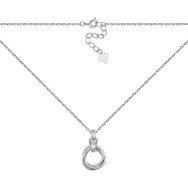 Серебряное колье с фианитами (SZDN01471)