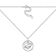 Серебряное колье с фианитами (SZDN01588)