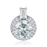 Серебряная подвеска с фианитами SZDN08808-P/12/1