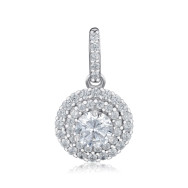 Серебряная подвеска с фианитами SZDN08835-P/12/1